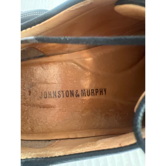 Johnston & Murphy Mens Shuler Bicycle toe Oxford Lace Up Dress  Black Size 11 - Picture 8 of 14